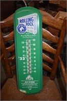 Rolling Rock Metal Advertising Thermometer