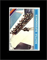 1975 Topps #219 Seattle Supersonics TC EX-MT