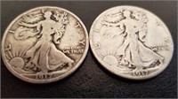 (2) 1917 Walking Liberties (90% Silver)
