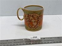 Versace Medusa Amplified Orange Coin Coffee Mug