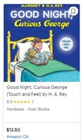 Good Night, Curious George Padded Board Book