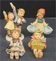 (W) Hummel Figurine Includes Boy Playing Squeeze