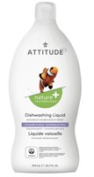 (New)
ATTITUDE Dishwashing Liquid, EWG Verified,