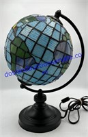 Stained Glass Globe Lamp, Light Works 16 in Tall