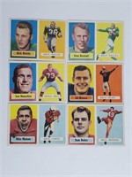 1957 Topps Football - 12 Cards