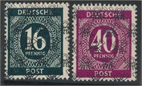 GERMANY #594 & #595A MINT FINE-VF NH