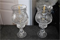Glass candle decor