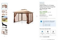 N4856  Sophia & William Gazebo Tent 11' x 11