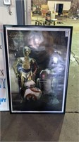 Framed Star Wars poster 25x37