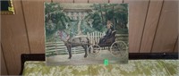 Horse and Buggy Oil Painting by Larry Adams