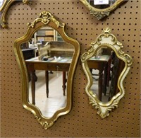 Gilt Framed Mirrors.