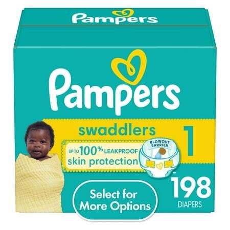 Pampers Swaddlers Diapers  Size 1  198 Count