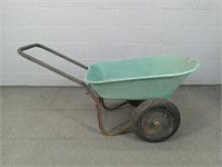 2 Wheel Metal Framed Poly Garden Cart