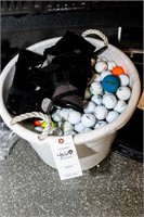 Tub of Golf Balls