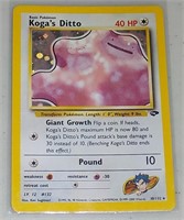 Pokemon Gym Challenge Koga's Ditto Holo Foil card
