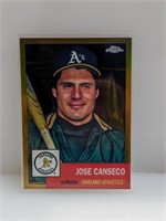 2022 Jose Canseco Topps Chrome Plat. Gold REF. /50