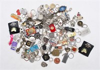 Large Lot of Vintage Key Chains