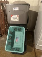 Lot of Asst Laundry Baskets & Totes