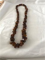 Amber Nugget Necklace