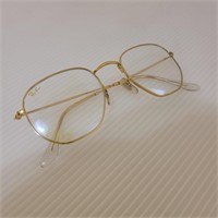 Vintage American Optical Gold Color Frame Glasses