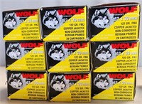 P - LOT OF WOLF AMMUNITION (Q92)