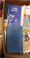 BOX OF RAILROAD TIMES TABLES / BOOKLETS