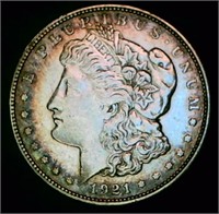1921 D Morgan Silver Dollar Very Fine Coin