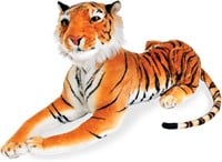 10 Tiger Stuffed Animal - Orange Plush Toy