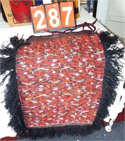 woven "carpet" apron