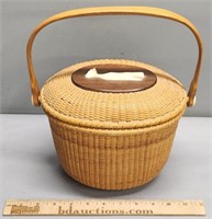 Whalers Crafts 1967 Basket Nantucket Style Purse
