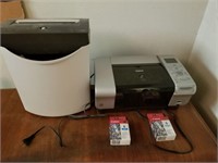 Cannon printer and paper shredder
