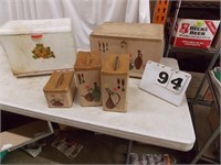 Bread Box's, Canister Set & File Box