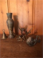 Mixed Lot of Brass & Metal Items