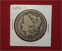 1890-O Morgan Silver Dollar