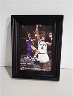 Framed 1998 Kobe Bryant Skybox 4-Pane Card
