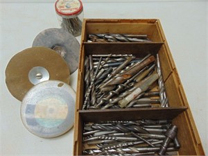Large Lot of Drill Bits and Sanding Disks