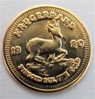 14K  0.17g South Africa Coin