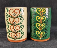 Spanish Hand Painted Mugs Pottery