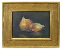 Pastel, Still Life with Onions