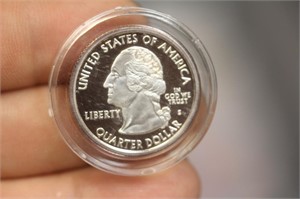Copy Washington Silver Quarter