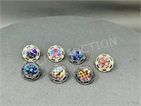 7 Power Ranger pins