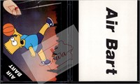 Bart Simpson Air Bart promo card