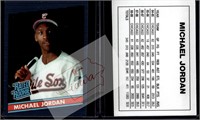 MIchael Jordan Rated Rookie baseball card