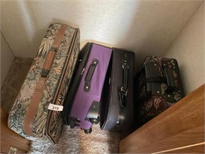 (4) Soft Sided Suitcases
