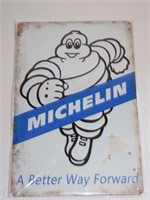 Michelin Tires Tin Sign 12x8"