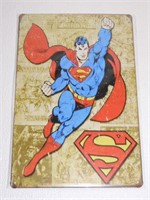 Superman Tin Sign 12x8"