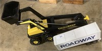 Tonka Front End Loader & Roadway Trailer.