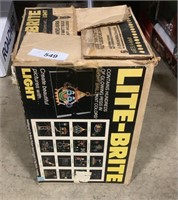 Lite-Brite Vintage Set.