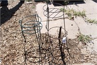 (3) MODERN METAL PLANT STANDS