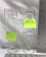 F10) NUDE MAN & WOMAN CLEAR GLASS WINE GLASSESS
